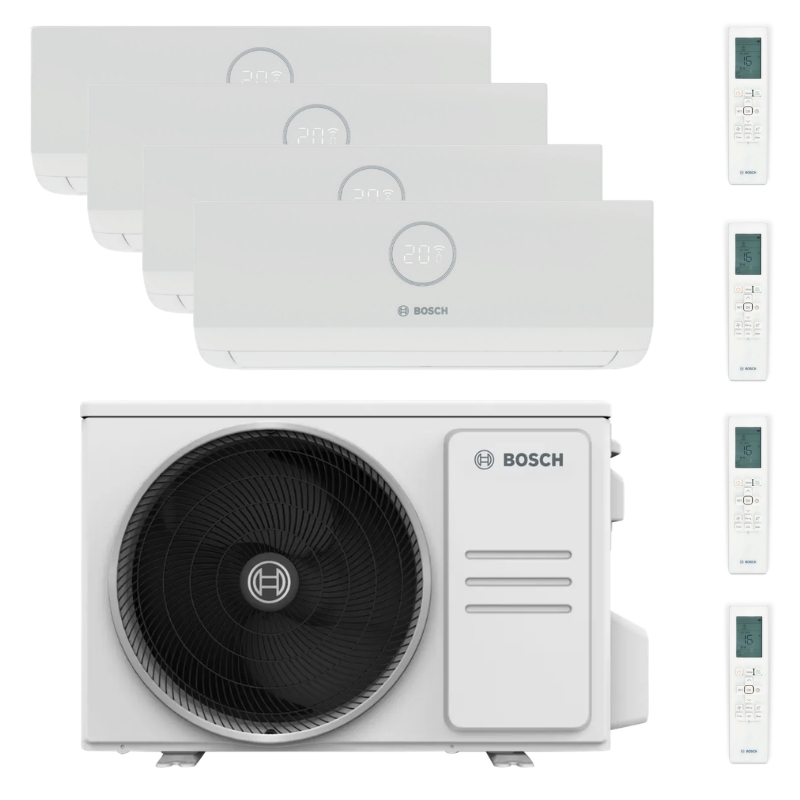 Bosch 5000M Multi split 42000 btu spoljna + 1 x 18000 btu + 3 x 9000 btu unutrašnje