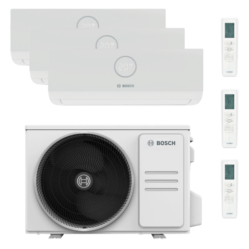 Bosch 5000M Multi split 42000 btu spoljna + 2 x 12000 btu + 1 x 18000 btu unutrašnje