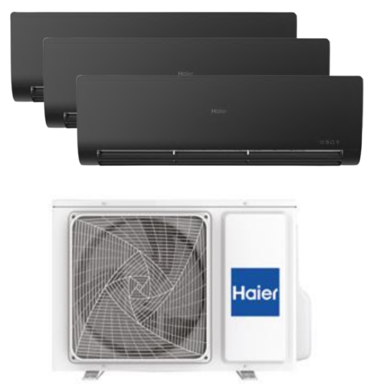 Haier Flexis Black Multi split 34000 btu spoljna + 2 x 12000 btu + 1 x 9000 btu unutrasnje