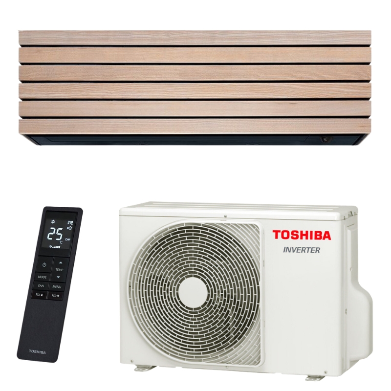 Toshiba Klima Inverter Daiseikai 10 Wood RAS-B10S4KVDG-E _ RAS-10S4AVPG-E